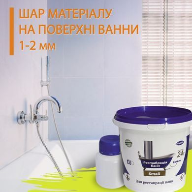 Plastall Small - емаль для реставрації ванн 900г колір Жовтий купити на сайті Plastall &ndash; офіційний інтернет-магазин