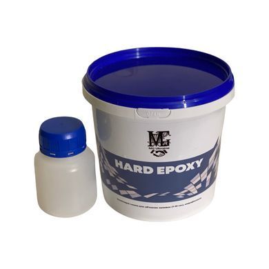 Епоксидна смола прозора HARD EPOXY для об'ємних заливок стільниць з затверджувачем 15кг купити на сайті Plastall &ndash; офіційний інтернет-магазин