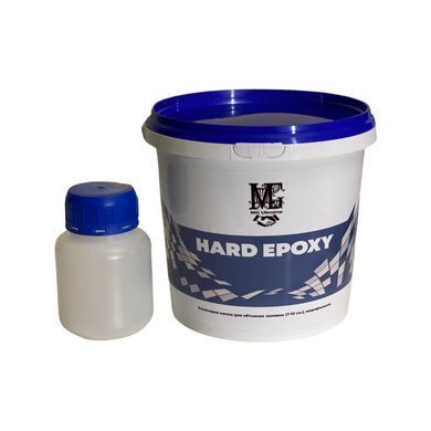 Епоксидна смола прозора HARD EPOXY для об'ємних заливок стільниць з затверджувачем 15кг купити на сайті Plastall &ndash; офіційний інтернет-магазин